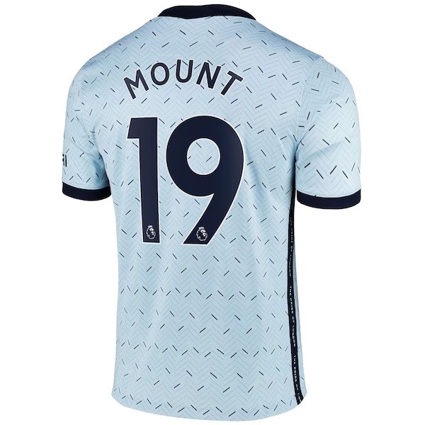Camiseta Chelsea NO.19 Mount Segunda Equipación 2020-2021 Azul